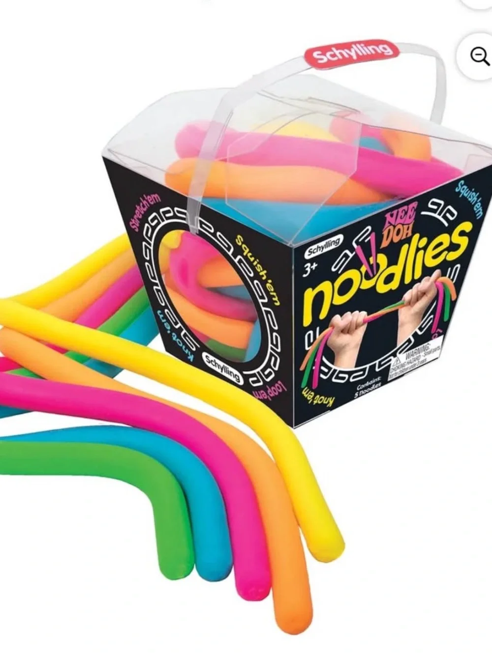 Noodlies Stretchy Party Favors in Bright Multicolor ( New unopened box)